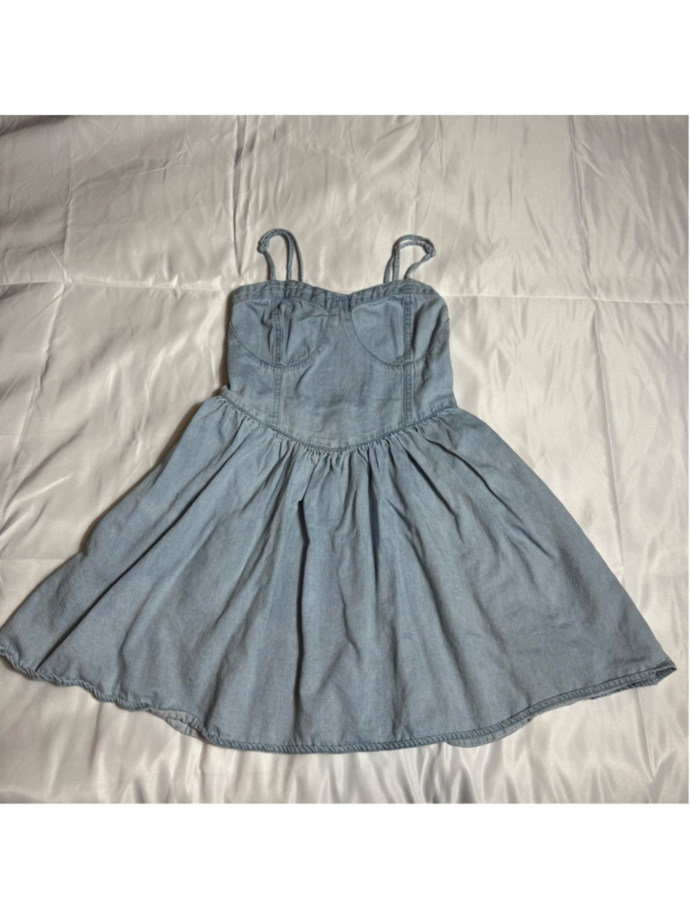 Women's American Eagle Light Blue Denim Mini Dress XS